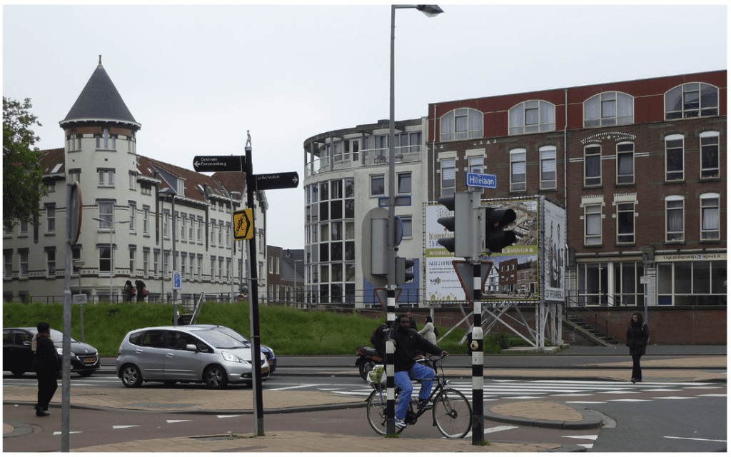 Figure 3: Street scene in Afrikaanderwijk neighborhood, Feijenoord, Rotterdam.