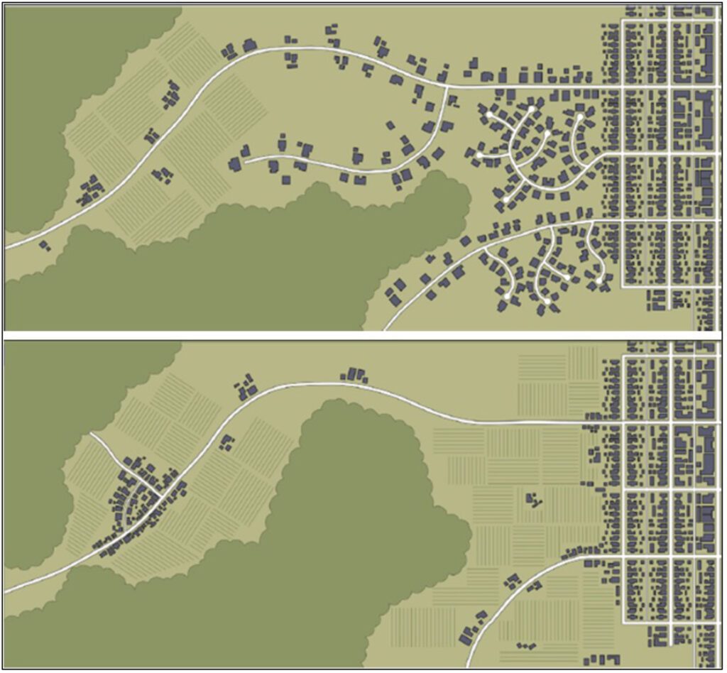 Clustering vs. Diffuse Home Spacing in the WUI, Fire Mitigation in the Wildland Urban Interface.6